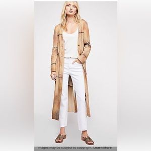 Free People long suede duster